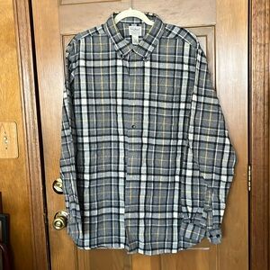 LL Bean Men’s Scotch Plaid Flannel Shirt